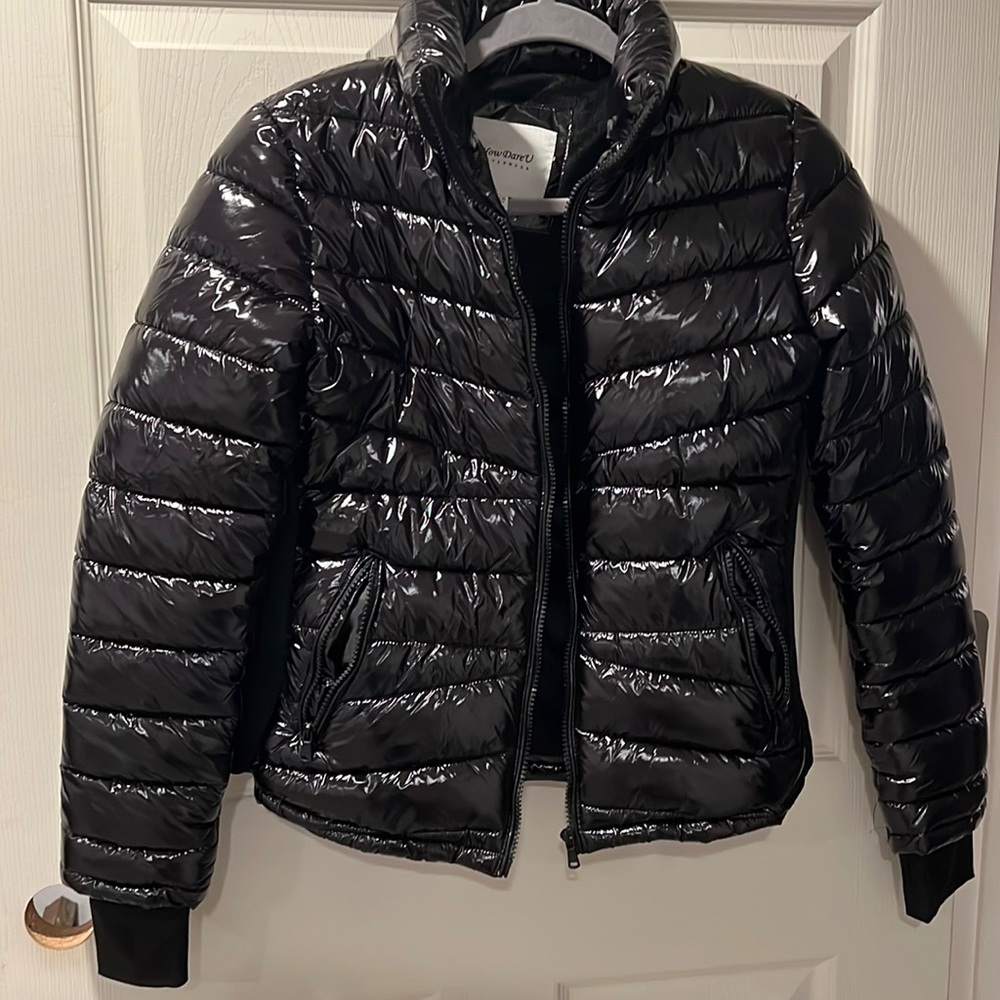 How dare u outerwear black jacket